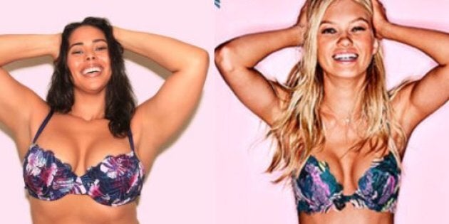 Tabria Majors Proves Plus-Size Models Look Good In Victoria's Secret  Underwear Too