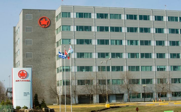 Air Canada's head office in Montreal circa 2012.