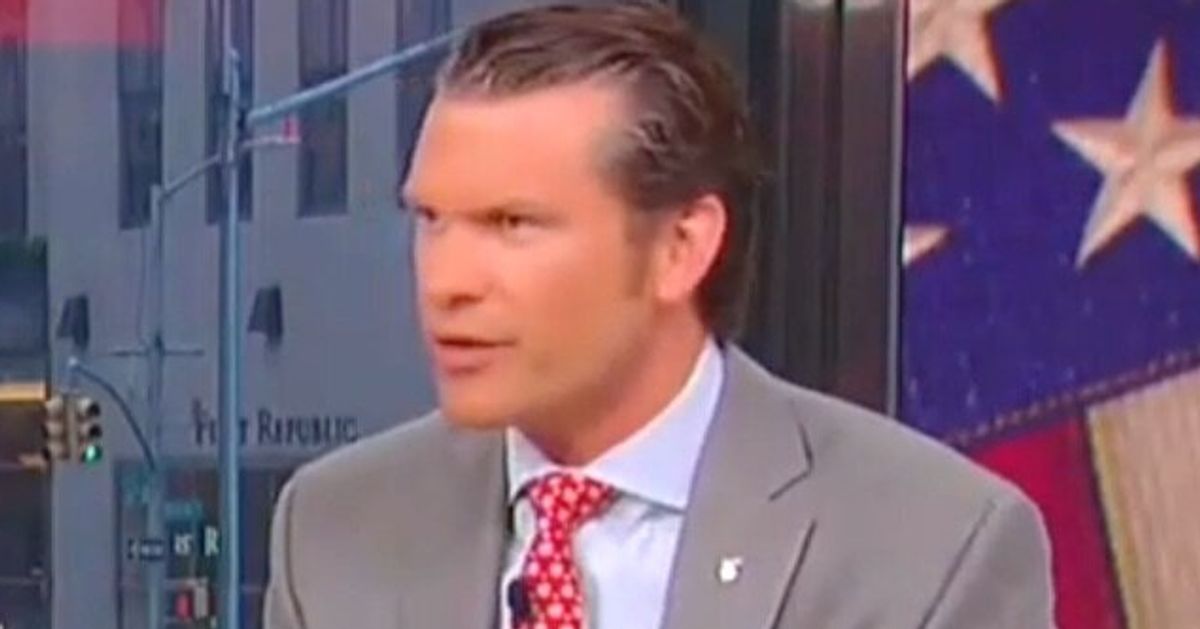 Fox News Host Pete Hegseth Gushes About Trump: 'This Guy's Got The Thickest Skin'