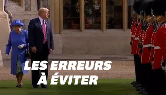 Trump devra (cette fois) éviter ces erreurs de protocole avec la Reine Elizabeth