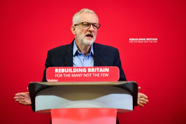 Jeremy Corbyn at Labour Party conference 