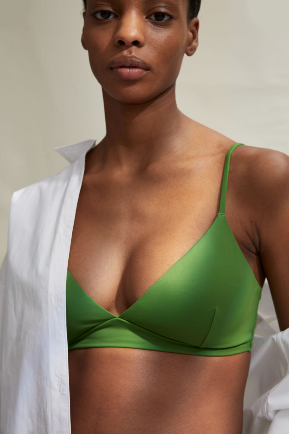 oysho green swimsuit