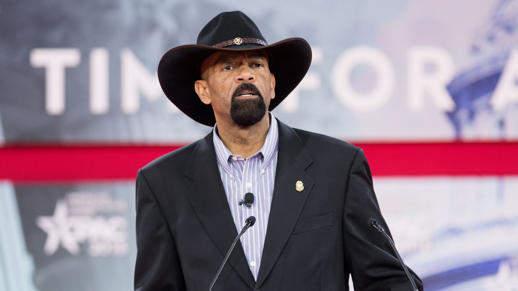 Pro-Trump Milwaukee sheriff David Clarke detained man for