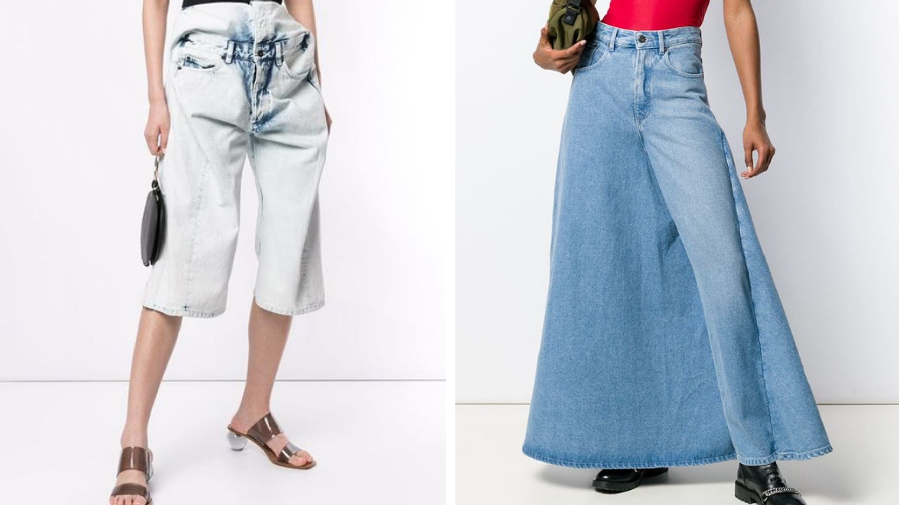 How To Wear The 'Weird Jeans' You Keep Seeing All Over The Internet ...