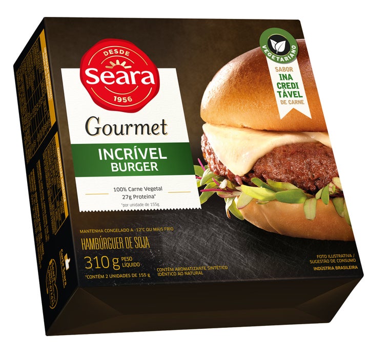 Hambúrguer da Seara também só tem componentes vegetais.