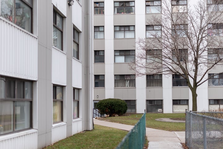 Low-cost apartment buildings in Toronto Dec. 15, 2018.