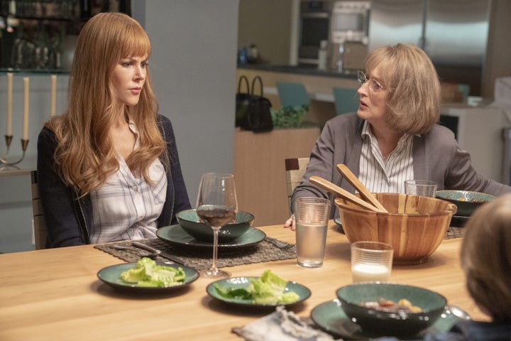 Nicole Kidman and Meryl Streep in "Big Little Lies" on HBO.