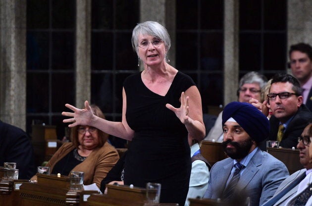 Patty Hajdu, Minister of Employment, Workforce Development and Labour stands during question period in the House of Commons on Parliament Hill in Ottawa on Sept. 19, 2017.