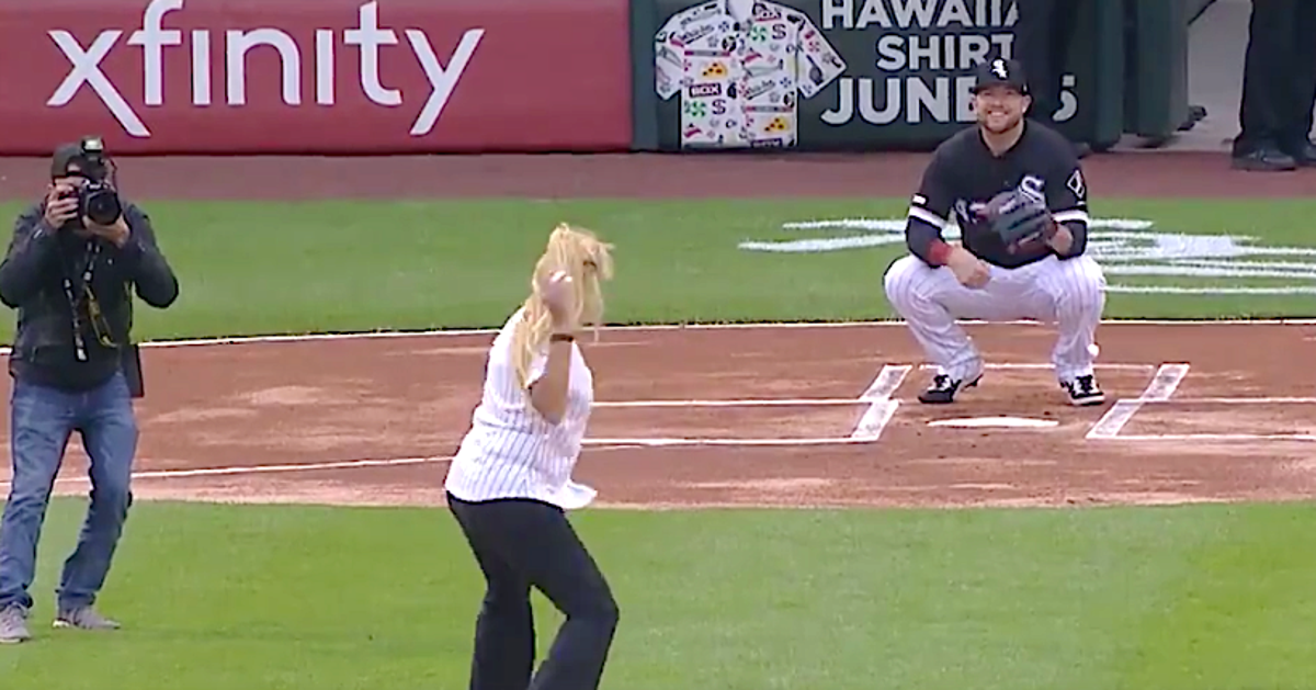 This Could Be The Worst Ceremonial First Pitch Ever | HuffPost Sports