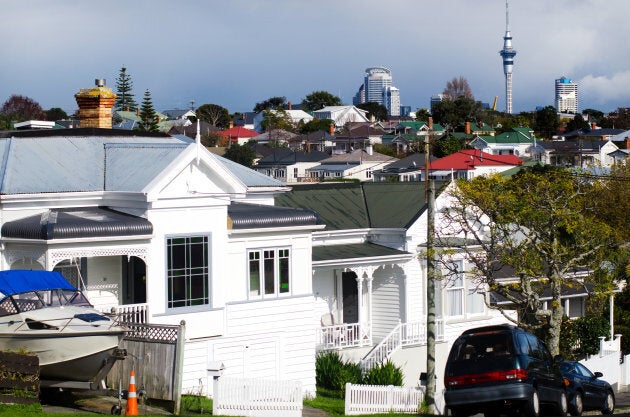 Auckland's city skyline.