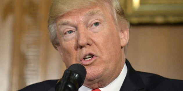 U.S. President Donald Trump speaks before signing an antiquities executive order at the Department of the Interior in Washington, D.C., U.S., on Wednesday, April 26, 2017. Trump said the Obama administration 'unilaterally' put land under federal control, 'eliminating the power of the people' who live there. Photographer: Mike Theiler/Pool via Bloomberg