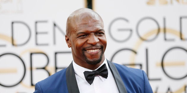 Terry Crews arrives at the 71st annual Golden Globe Awards in Beverly Hills, California Jan. 12, 2014.
