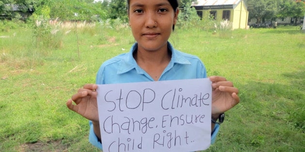 Tirtha, 16, from Nepal participated in consultations with Plan International on the action she wants governments to take to stop climate change.