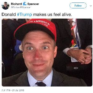 An ardent supporter of Donald Trump during the 2016 election, Richard Spencer turned on the president over Trump's foreign policy decisions and now regularly criticizes Trump on Twitter.