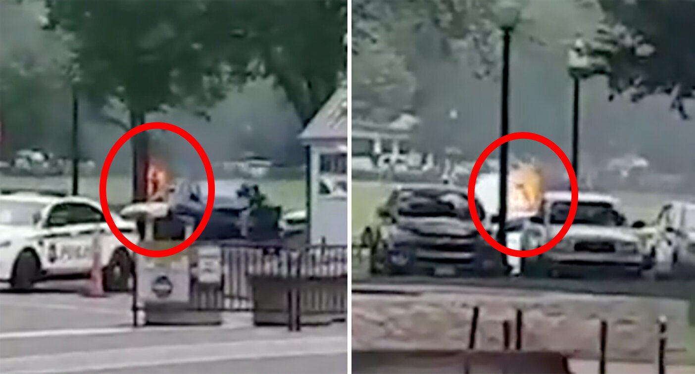 white house fire man white house fire man