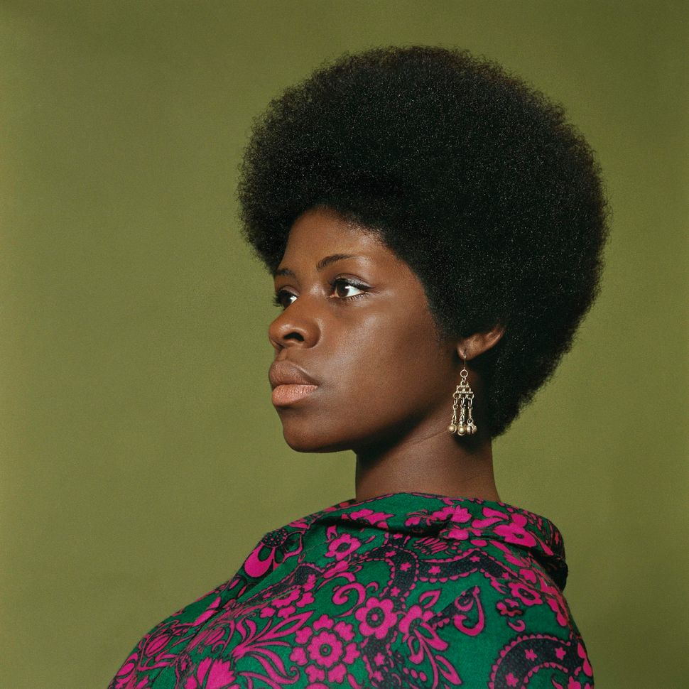 Sikolo Brathwaite, African Jazz-Art Society & Studios (AJASS), Harlem, circa 1968. From "Kwame Brathwaite: Black Is Beautiful" (Aperture, 2019).