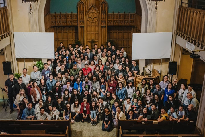 Participants pose for a group photo during the second PAAC conference.