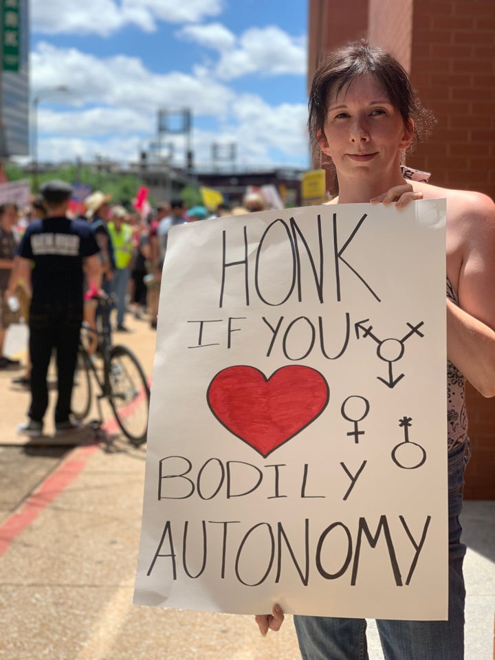 Serina Mikunda said she was inspired to promote reproductive rights after learning how her grandmother almost died after an i