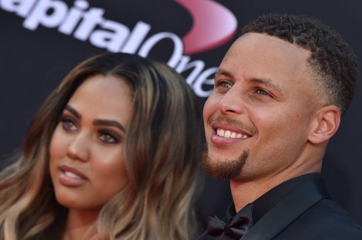 Ayesha and Steph Curry arrive at the 2017 ESPYS at Microsoft Theater on July 12, 2017 in Los Angeles.