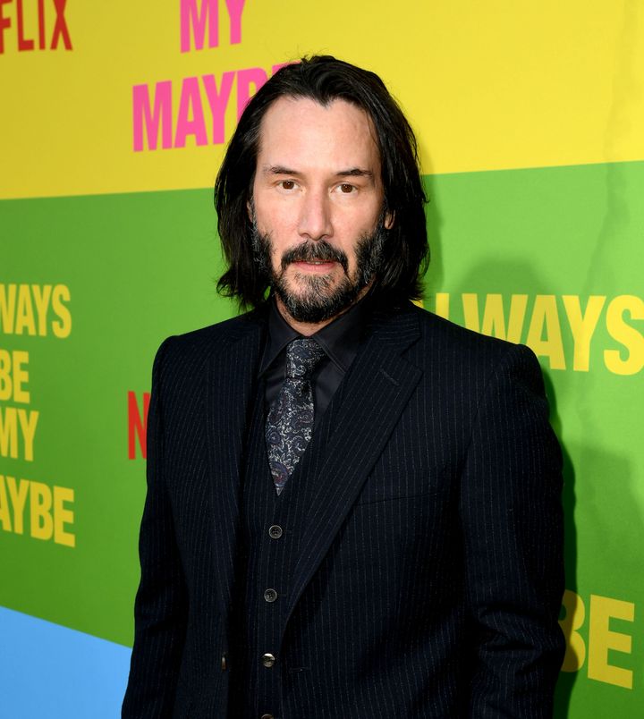 Reeves arrives at the premiere of Netflix's "Always Be My Maybe" on May 22 in Los Angeles.