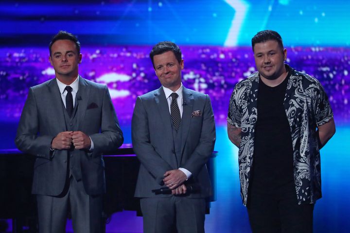 Jacob with Ant and Dec