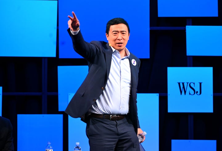 Democratic presidential hopeful Andrew Yang said his experience being bullied as a young kid shaped how he operates in the wo