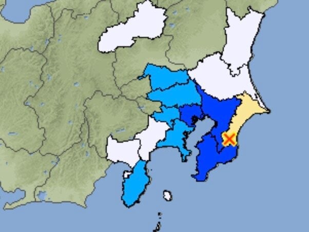 地震情報のページより