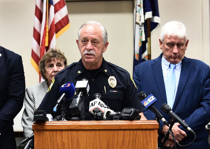  Virginia Beach Police Chief James Cervera at a press conference on June 1