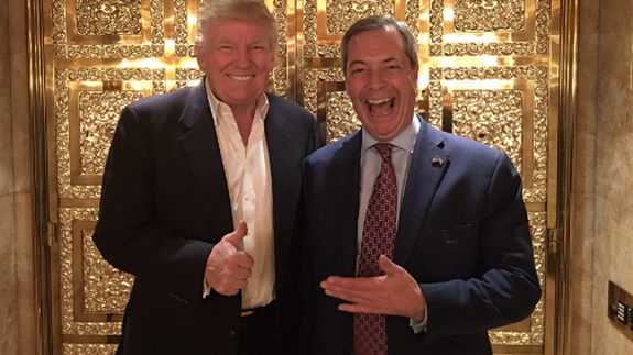 Donald Trump and Nigel Farage