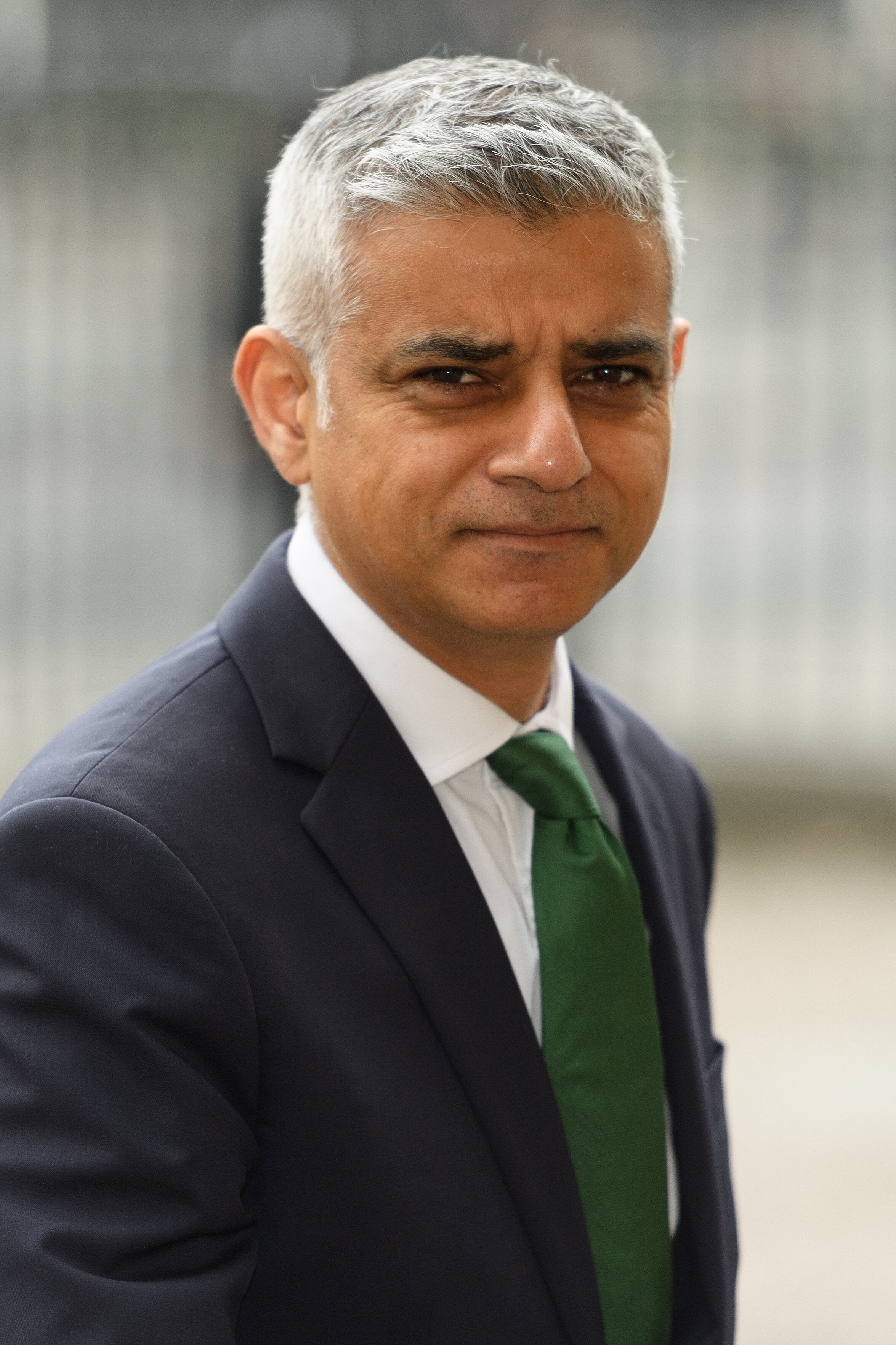 LONDON, ENGLAND - MAY 17: Mayor of London Sadiq Khan arrives at Westminster Abbey, ahead of a special service to mark 100 years since women joined the force, on May 17, 2019 in London, England. The Met has been celebrating the history of the role of women in the force with commemorative events, which culminated in the service at Westminster Abbey that mirrored an event that took place a century ago when a group of female officers appeared in uniform for the first time. (Photo by Leon Neal/Getty Images)