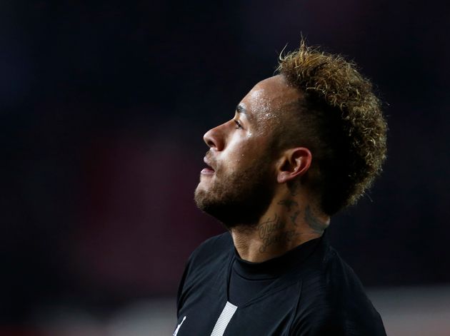 Neymar lors d'un match avec le PSG en décembre