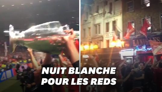 Joueurs et supporters de Liverpool ont fêté leur Ligue des Champions toute la