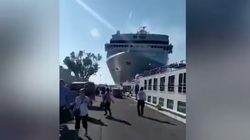 Pánico en Venecia al chocar un crucero contra el