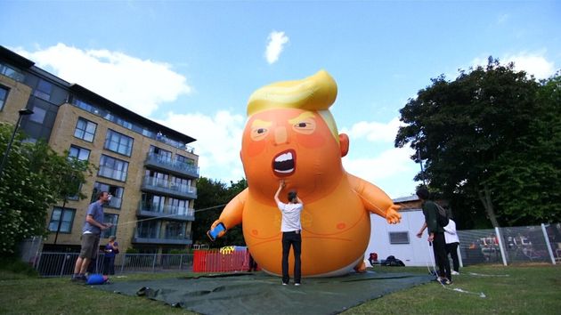 Trump blimp