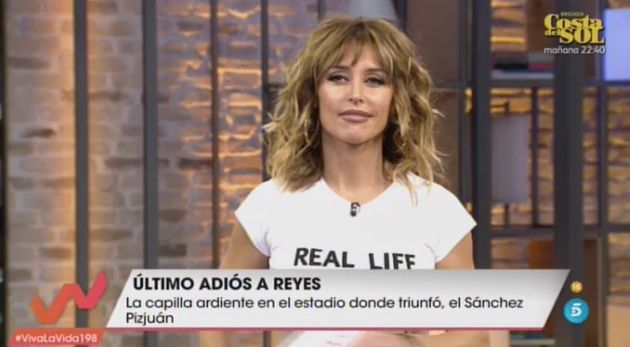 Emma García pide perdón a la audiencia por lo que ocurrió este sábado en 'Viva la