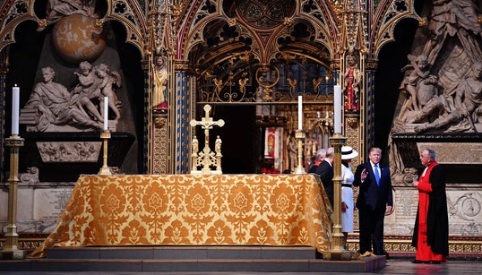 Trump, en Londres: las imágenes (y las caras) de su visita a Reino