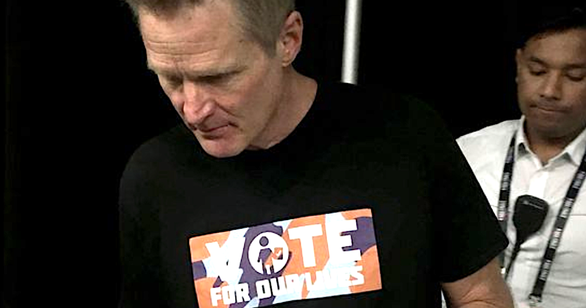 Steve Kerr Wears Gun-Control Shirt At NBA Finals' Game 2