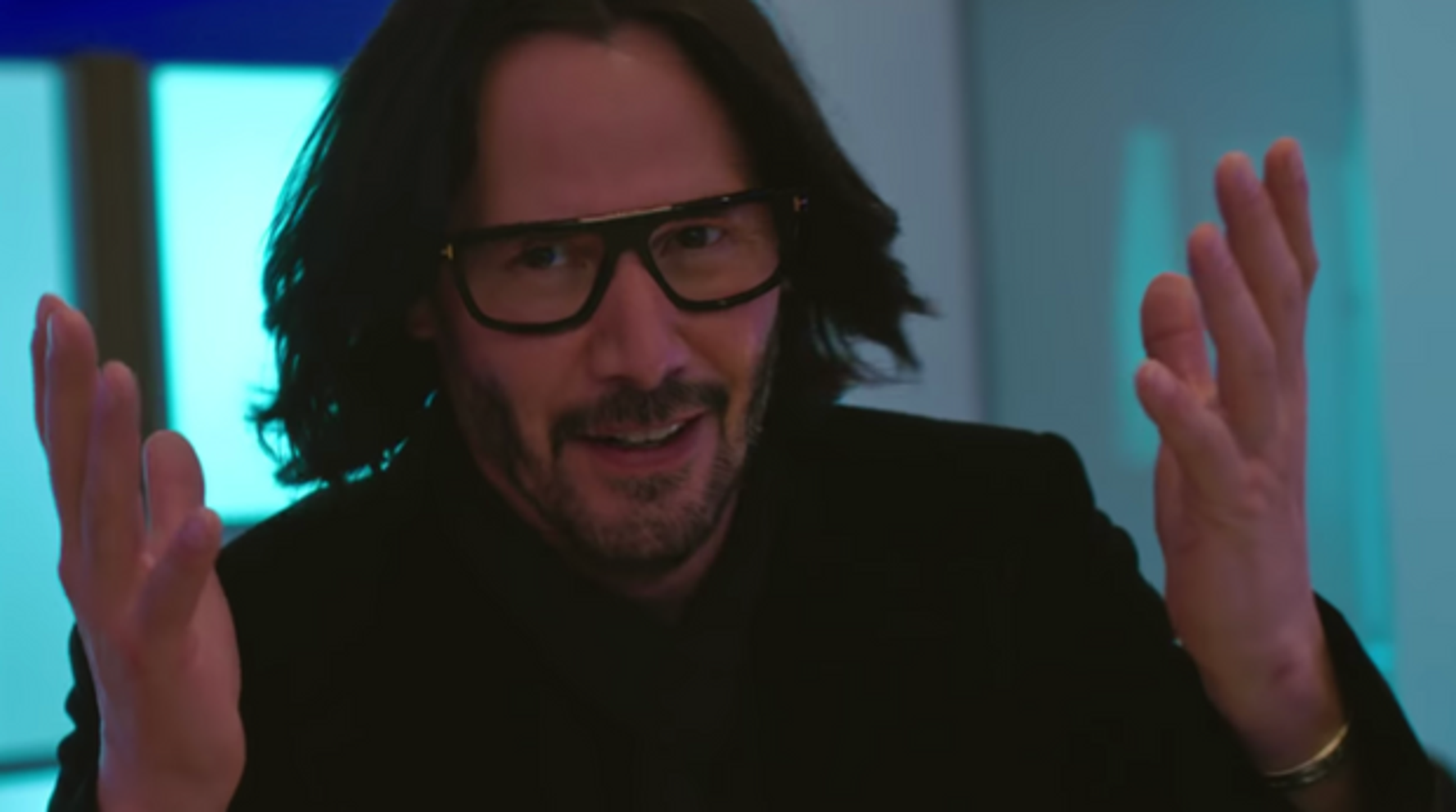 Keanu Reeves Walking In Slow Motion To Music Is The Hilarious Meme