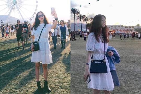 韩星夏季白色洋装私服穿搭图鉴