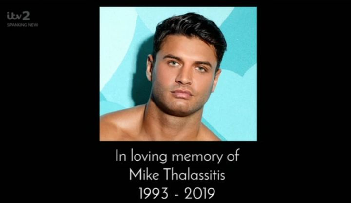 Love Island aired a tribute to Mike Thalassitis at the end of the first episode of the new series