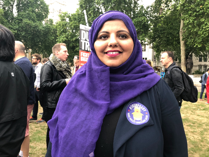 Shaista Aziz of the Stop Trump coalition