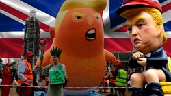 Así reciben a Donald Trump en Reino