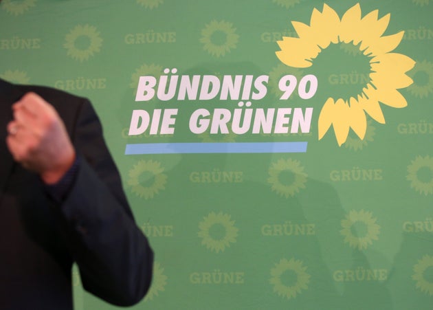 Political Parties React To European Parliamentary Election Results BERLIN, GERMANY - MAY 26: Michael Kellner, secretary general of the German Green Party, speaks to supporters after exit polls indicated 22% of votes in his party's favor in European parliamentary elections on May 26, 2019 in Berlin, Germany. Today is the last day voters across the European Union are voting to determine the distribution of the current 751 seats of the European Parliament. Official results are expected for later 