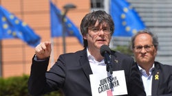 Puigdemont logra entrar al Parlamento