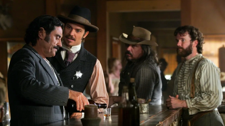 "Deadwood" on HBO.