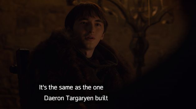 Bran wasting a lot of time in Season 8.