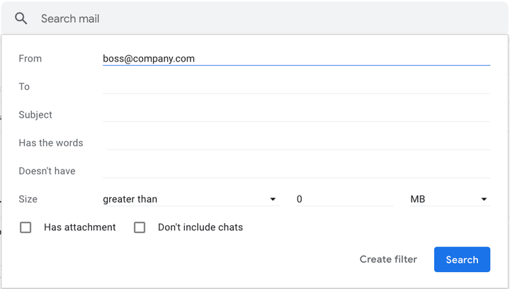 You can pick email addresses to personally direct on Gmail.