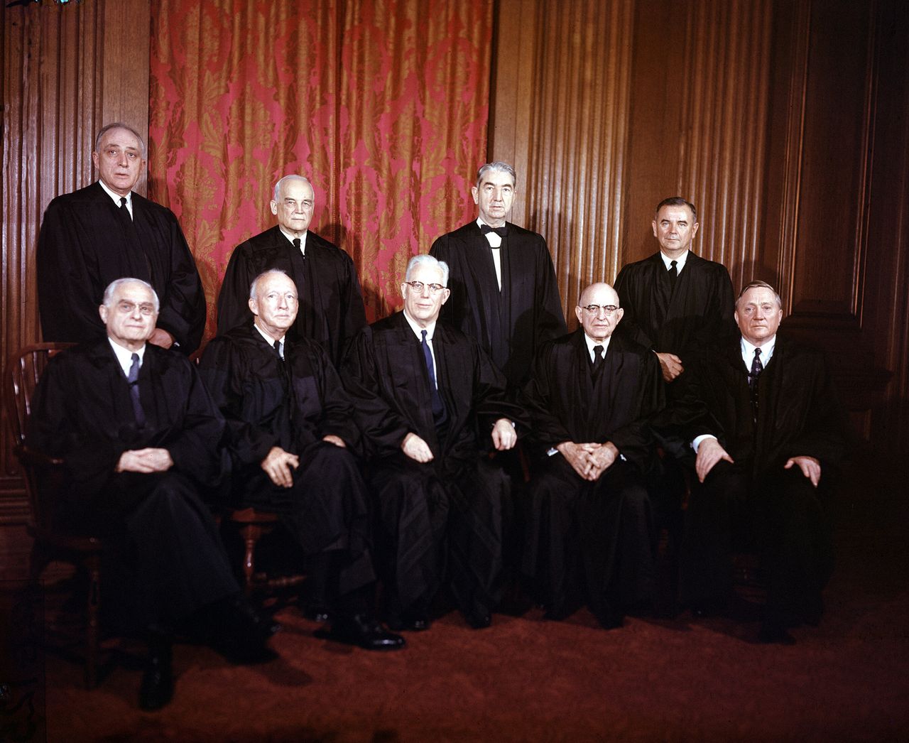 The Supreme Court in 1957 when it ruled on Watkins v. United States.