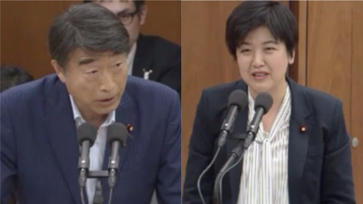 6月5日の衆院厚労委員会で、尾辻かな子議員から質問を受ける根本匠・厚生労働相（ニコニコ生放送より）