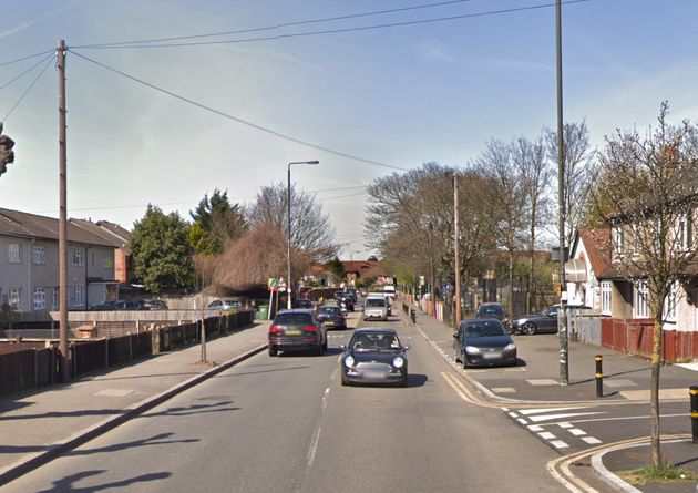 The incident happened on Western Road in Mitcham, south London.